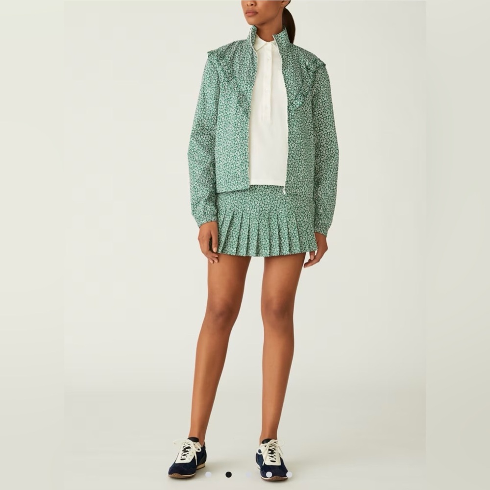 Tory Sport by Tory Burch printed pleated- hem tennis skirt